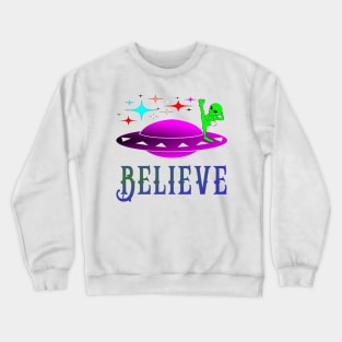 Alien Believe Crewneck Sweatshirt